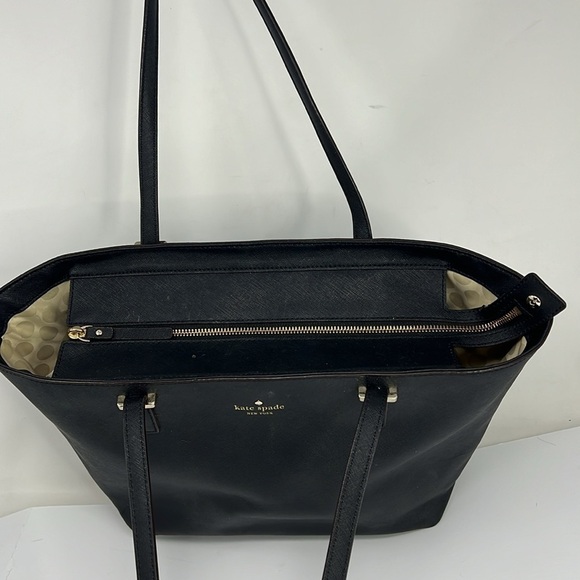 Kate Spade Black Leather Harmony Tote - Picture 4 of 12